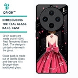 Fashion Princess Glass Case for Vivo X100 5G