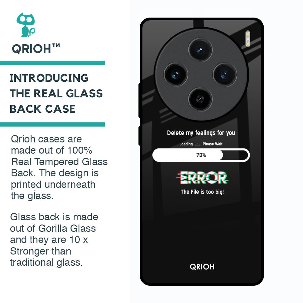 Error Glass Case for Vivo X100 5G