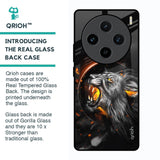 Aggressive Lion Glass Case for Vivo X100 5G