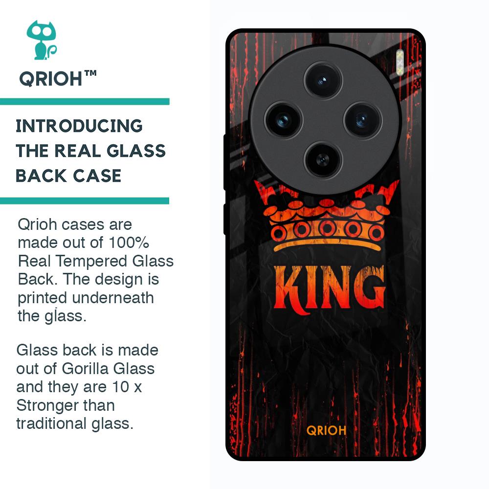 Royal King Glass Case for Vivo X100 5G