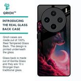 Moon Wolf Glass Case for Vivo X100 5G