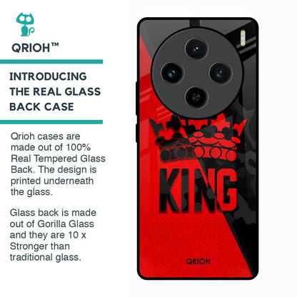 I Am A King Glass Case for Vivo X100 5G