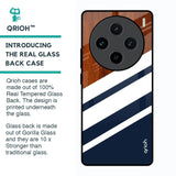 Bold Stripes Glass Case for Vivo X100 5G