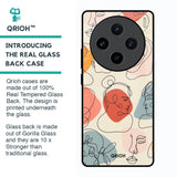Abstract Faces Glass Case for Vivo X100 5G