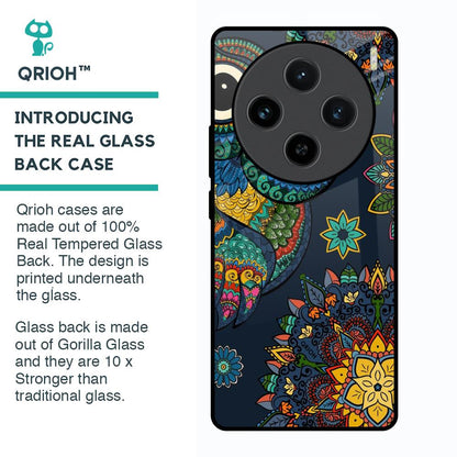 Owl Art Glass Case for Vivo X100 5G