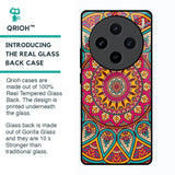 Elegant Mandala Glass Case for Vivo X100 5G