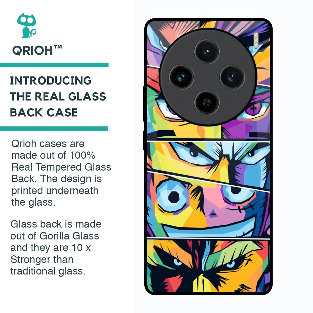 Anime Legends Glass Case for Vivo X100 5G
