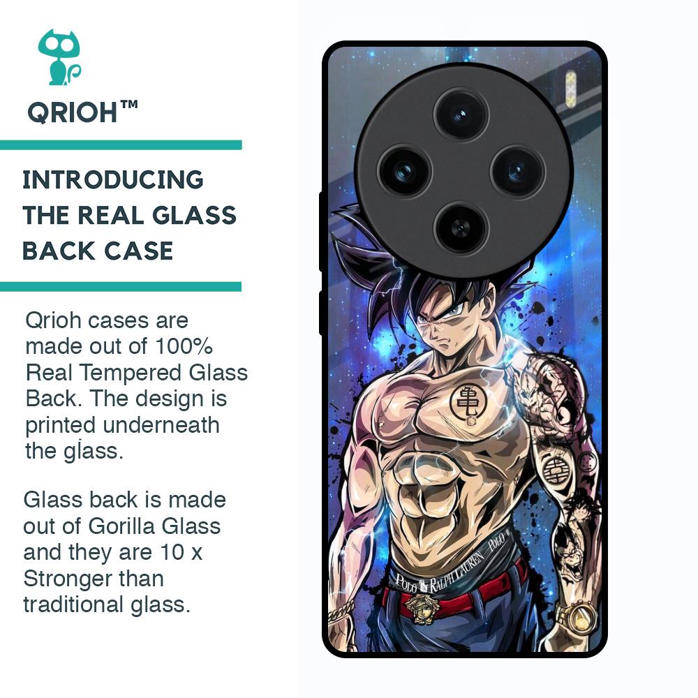 Branded Anime Glass Case for Vivo X100 5G