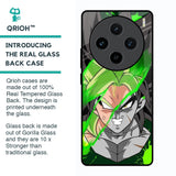 Anime Green Splash Glass Case for Vivo X100 5G