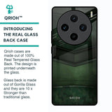 Green Leather Glass Case for Vivo X100 5G
