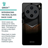 Dark Walnut Glass Case for Vivo X100 5G