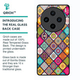 Multicolor Mandala Glass Case for Vivo X100 5G