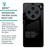 Black Soul Glass Case for Vivo X100 5G