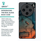 Geographical Map Glass Case for Vivo X100 5G