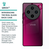 Pink Burst Glass Case for Vivo X100 5G