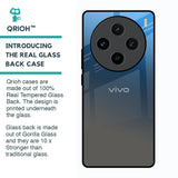 Blue Grey Ombre Glass Case for Vivo X100 5G