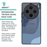 Navy Blue Ombre Glass Case for Vivo X100 5G