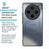 Space Grey Gradient Glass Case for Vivo X100 5G
