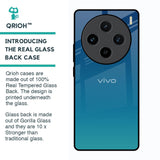Celestial Blue Glass Case For Vivo X100 5G