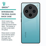 Arctic Blue Glass Case For Vivo X100 5G