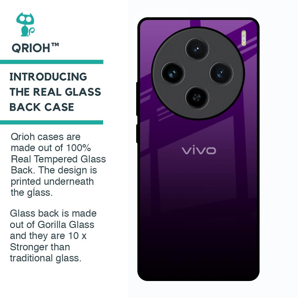 Harbor Royal Blue Glass Case For Vivo X100 5G