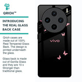 Fly Butterfly Glass Case for Vivo X100 5G
