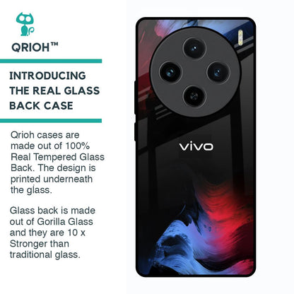 Fine Art Wave Glass Case for Vivo X100 5G