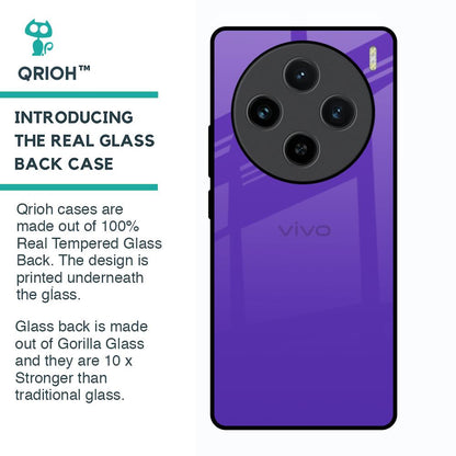 Amethyst Purple Glass Case for Vivo X100 5G