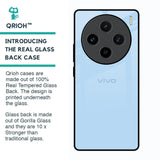 Pastel Sky Blue Glass Case for Vivo X100 5G