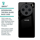 Jet Black Glass Case for Vivo X100 5G