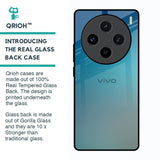 Sea Theme Gradient Glass Case for Vivo X100 5G