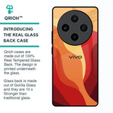 Magma Color Pattern Glass Case for Vivo X100 5G