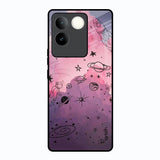 Space Doodles Vivo T2 Pro 5G Glass Back Cover Online