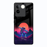 Retro Astronaut Vivo T2 Pro 5G Glass Back Cover Online