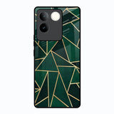 Abstract Green Vivo T2 Pro 5G Glass Back Cover Online