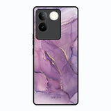 Purple Gold Marble Vivo T2 Pro 5G Glass Back Cover Online