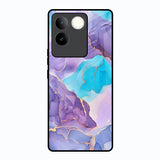 Alcohol ink Marble Vivo T2 Pro 5G Glass Back Cover Online