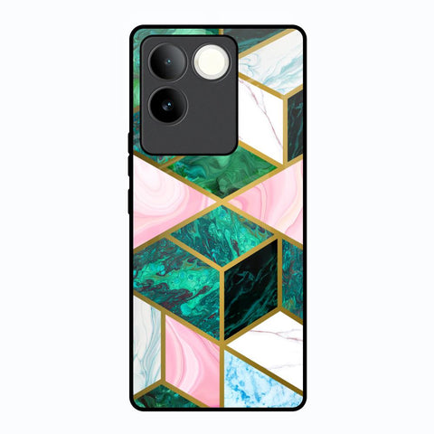 Seamless Green Marble Vivo T2 Pro 5G Glass Back Cover Online