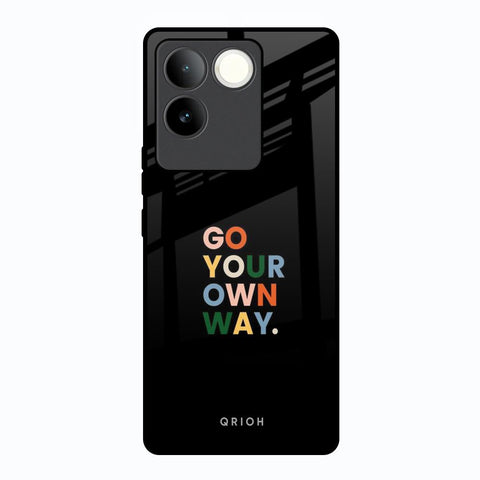 Go Your Own Way Vivo T2 Pro 5G Glass Back Cover Online