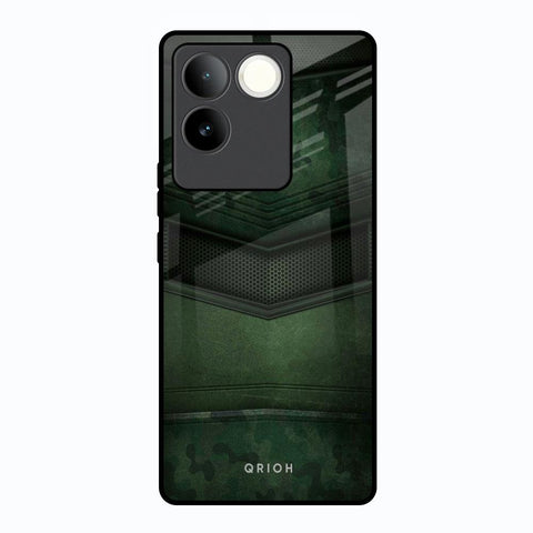 Green Leather Vivo T2 Pro 5G Glass Back Cover Online