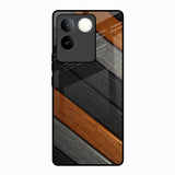 Tri Color Wood Vivo T2 Pro 5G Glass Back Cover Online