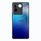 Blue Rhombus Pattern Vivo T2 Pro 5G Glass Back Cover Online