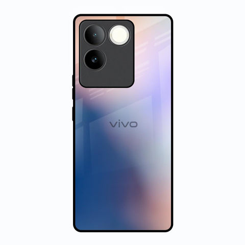 Blue Mauve Gradient Vivo T2 Pro 5G Glass Back Cover Online