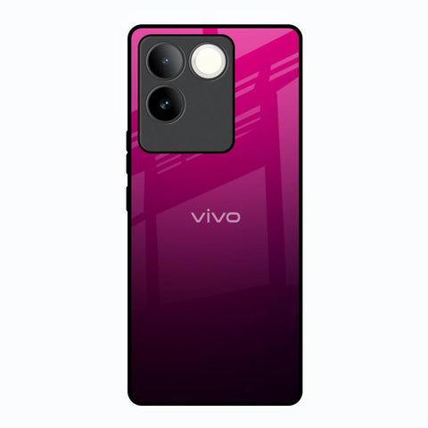 Purple Ombre Pattern Vivo T2 Pro 5G Glass Back Cover Online