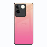 Pastel Pink Gradient Vivo T2 Pro 5G Glass Back Cover Online