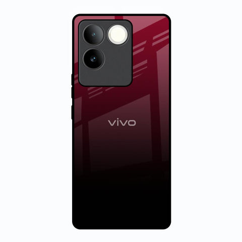 Wine Red Vivo T2 Pro 5G Glass Back Cover Online