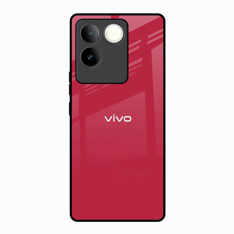 Solo Maroon Vivo T2 Pro 5G Glass Back Cover Online