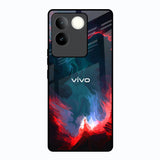 Brush Art Vivo T2 Pro 5G Glass Back Cover Online