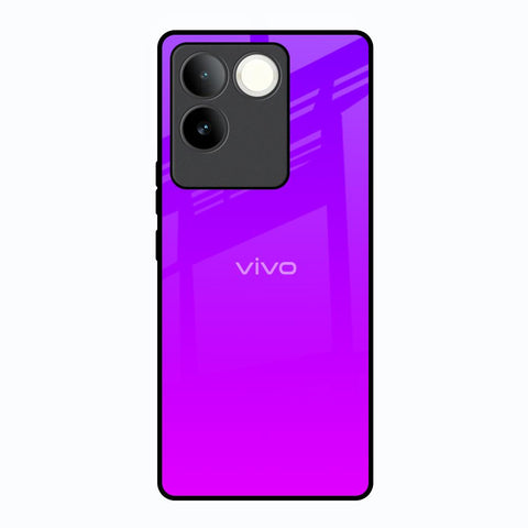 Purple Pink Vivo T2 Pro 5G Glass Back Cover Online