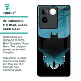 Cyan Bat Glass Case for Vivo T2 Pro 5G
